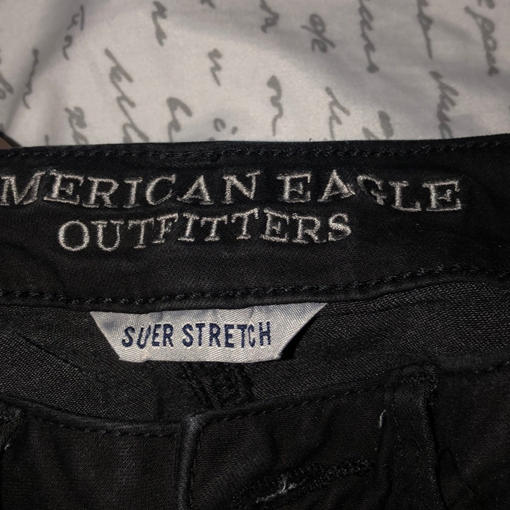 American eagle jeans, jegging, Black, no rips